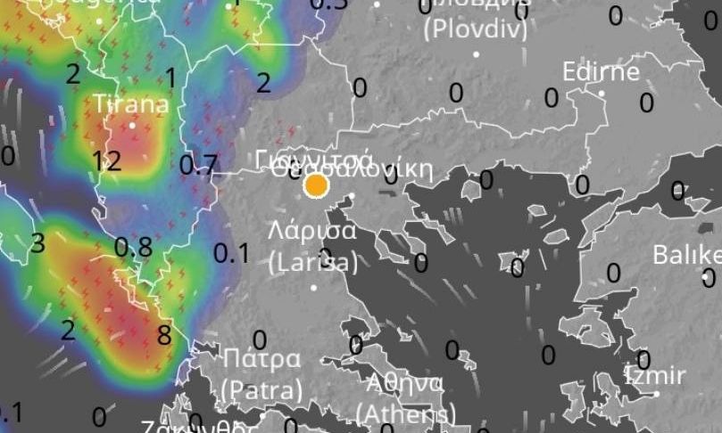 Έρχεται κακοκαιρία εξπρές: Ισχυρές καταιγίδες σε Ήπειρο και Ιόνιο