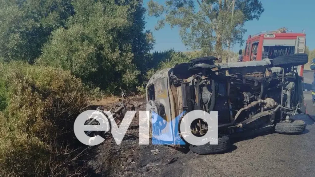Θανατηφόρο τροχαίο στην Εύβοια: Νεκρός οδηγός μηχανής και σοβαρά τραυματίες σε σφοδρή σύγκρουση