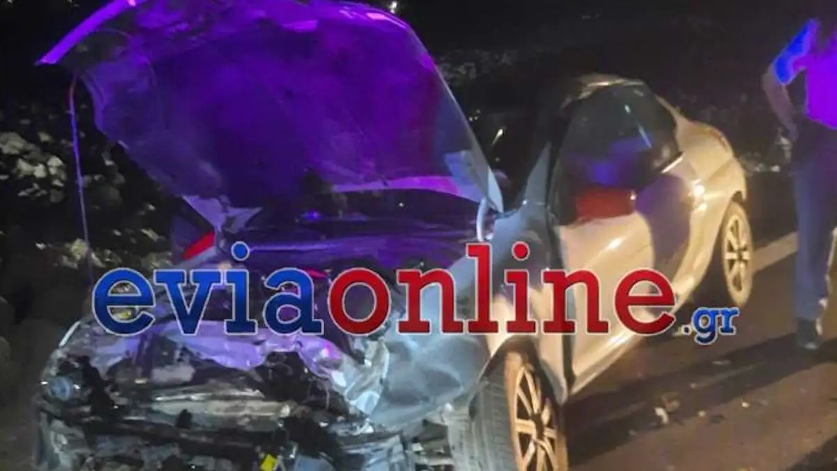 Εύβοια: 21χρονος νεκρός σε σφοδρό τροχαίο στα Ψαχνά – Μάχη για τον 23χρονο συνεπιβάτη