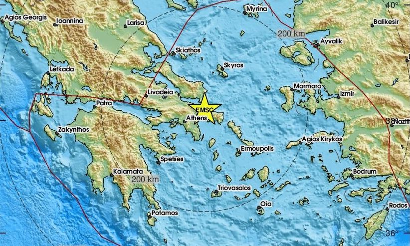 Σεισμός 5,2 Ρίχτερ στην Εύβοια, αισθητός στην Αθήνα – Η πρώτη δήλωση Λέκκα