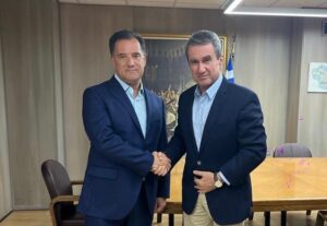 Γεωργιάδης για Λοβέρδο: «Μέρα μεγάλης χαράς να τον καλωσορίζω στη Νέα Δημοκρατία»