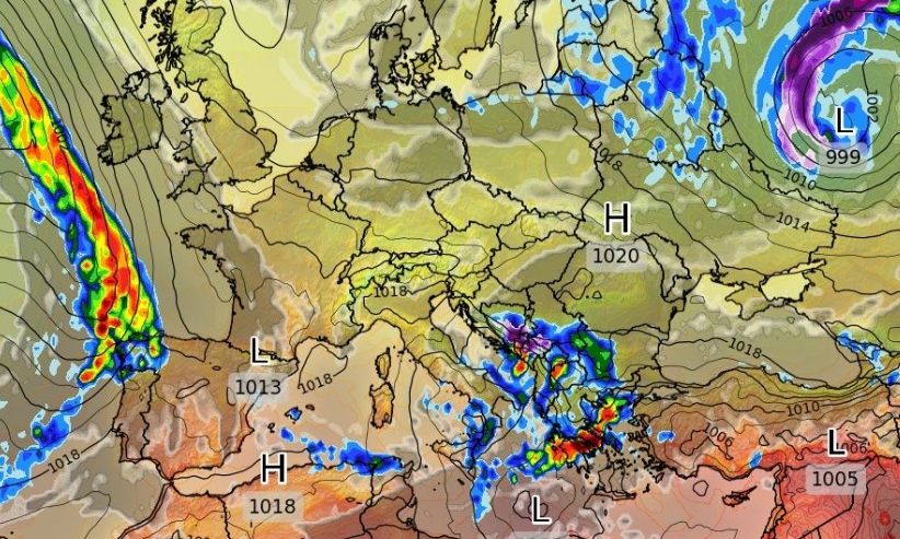 Σενάρια κακοκαιρίας από το GFS – Πότε αναμένονται βροχές και άνεμοι