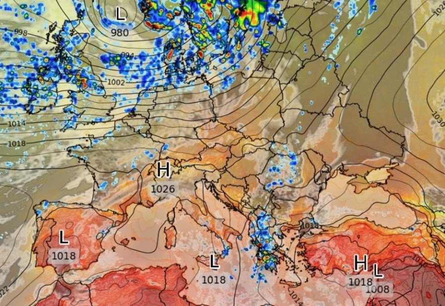 Καιρός: Βγήκε η πρόβλεψη του ECMWF – Πότε έρχεται η πρώτη κακοκαιρία στην Ελλάδα