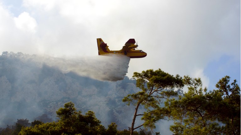 Φωτιά τώρα στη Λέσβο – Μεγάλο το μέτωπο που καίει