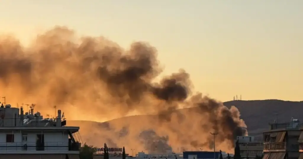 Φωτιά τώρα στο Περιστέρι – Άμεση η επέμβαση της Πυροσβεστικής