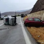 Θανατηφόρο τροχαίο στο Γαλαξίδι: Δύο νεκροί και μία τραυματίας