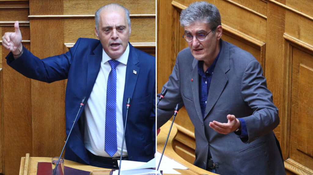 Χαμός μεταξύ Βελόπουλου και Γιαννούλη στη Βουλή – «Ειρωνία, γελάκια στο σπίτι, το γιο σου και τη μάνα σου» (video)