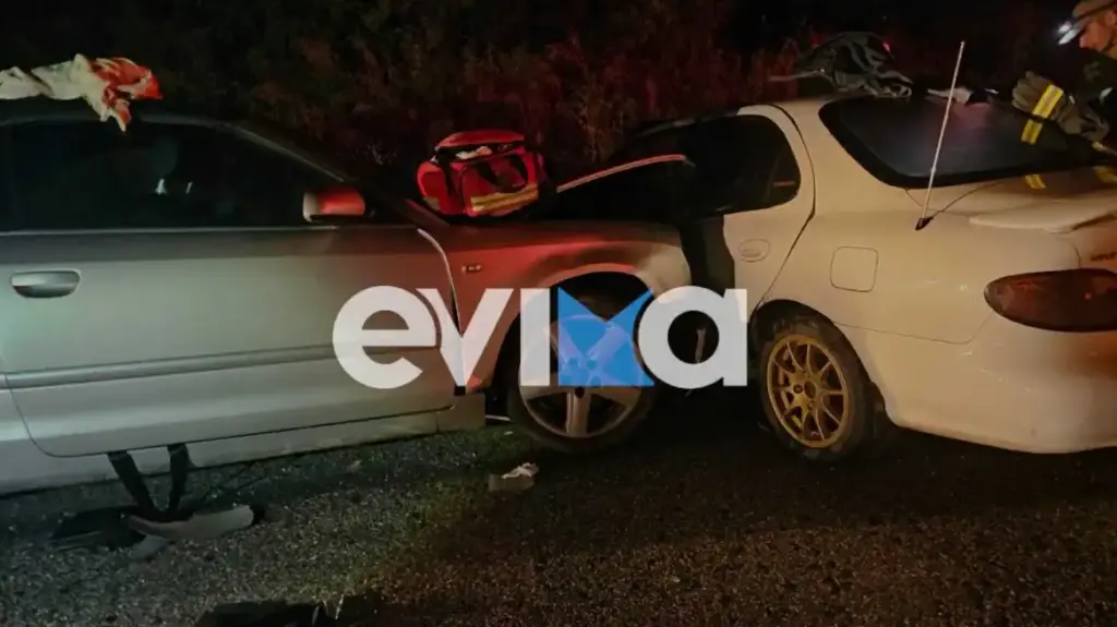 Τροχαίο με έναν νεκρό και τέσσερις τραυματίες στην Εύβοια – Δείτε φωτογραφίες