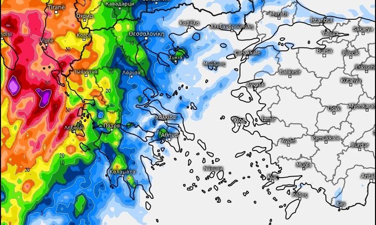 Ισχυρό «καμπανάκι» Τσατραφύλλια: Καταιγίδες, θυελλώδεις άνεμοι και 80 τόνοι νερού σε έξι περιοχές μέσα σε λίγες ώρες