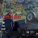 Σοβαρό τροχαίο στην Εύβοια: Αυτοκίνητο αναποδογύρισε και εγκλωβίστηκε μέσα ο οδηγός