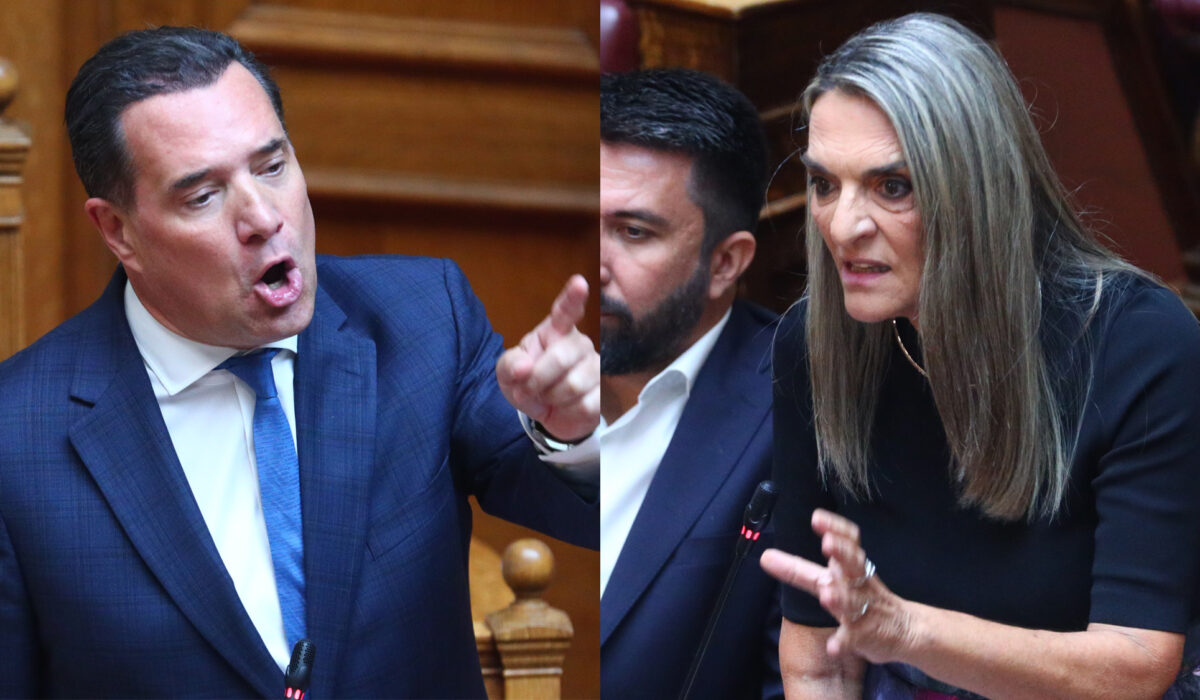 «Πλακώθηκαν» στη Βουλή Γεωργιάδης-Πέρκα: «Γιατί κλαίγεστε;» – «Είστε ακραία ακροδεξιός»