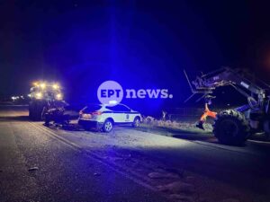 Καστοριά: Τρακτέρ “ξέσπασε” στη στροφή – Αλέτρι αποκολλήθηκε και γέμισε λάδια ο δρόμος