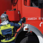 Μεγάλη φωτιά σε εργοστάσιο ανακύκλωσης στις Σέρρες