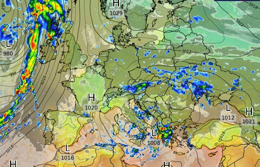 Κακοκαιρίες σε σειρά από το ECMWF – Πότε θα χαλάσει ο καιρός πριν την παρέλαση της 28ης