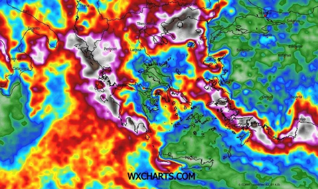 Καιρός: Δυσάρεστα νέα έως την Κυριακή – Ποιες περιοχές είναι στο «κόκκινο»
