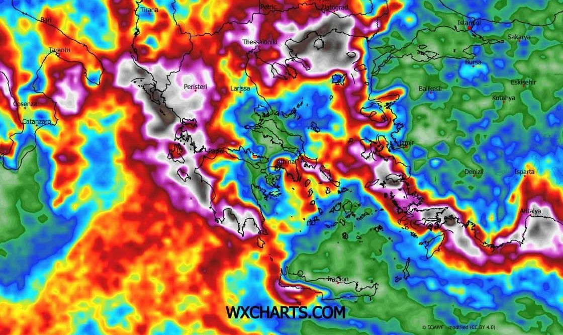 Καιρός: Δυσάρεστα νέα έως την Κυριακή - Ποιες περιοχές είναι στο «κόκκινο»