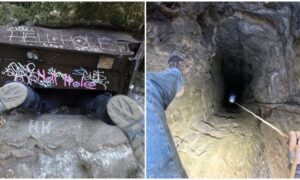 Η τρύπα της κόλασης: Αδέλφια βούτηξαν σε σπηλιά και βρήκαν διαβολικά αγάλματα