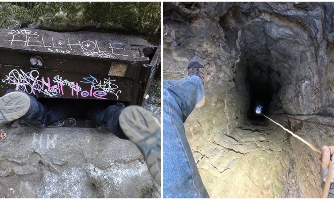 Η τρύπα της κόλασης: Αδέλφια βούτηξαν σε σπηλιά και βρήκαν διαβολικά αγάλματα