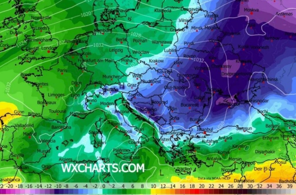 Αλλάζει ραγδαία ο καιρός – Θεαματική ψυχρή εισβολή σε λίγες ημέρες