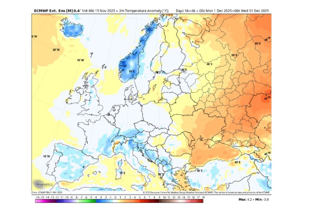 Πώς θα κυλήσουν Δεκέμβριος, Ιανουάριος, Φεβρουάριος – Αναλυτική πρόβλεψη του καιρού