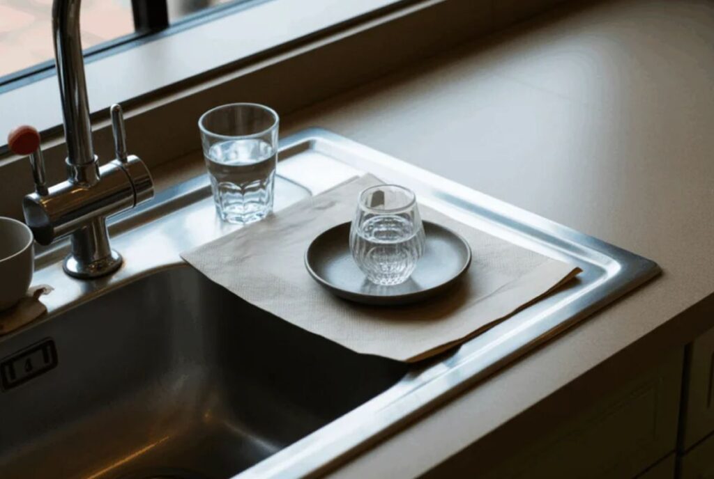 Βάλτε ένα ποτήρι στον νεροχύτη αν φύγετε από το σπίτι για λίγες ημέρες – Ο λόγος