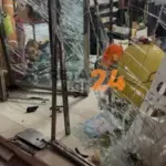 Αυτοκίνητο έχασε τον έλεγχο και διέλυσε βιτρίνα καταστήματος στο Ηράκλειο