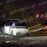 Σοκαριστικό τροχαίο στη Λάρισα: Τέσσερις τραυματίες