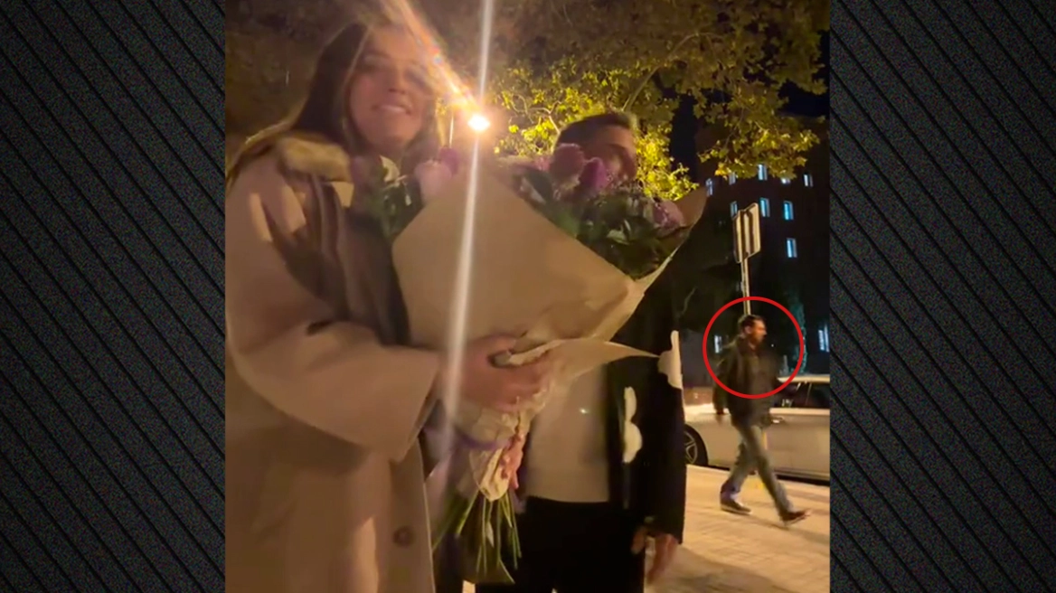 Έκαναν ρομαντική βόλτα στη Βαρκελώνη και... πέρασε δίπλα τους ο Μέσι (video)