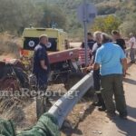 Τραγωδία στη Λοκρίδα: Αγρότης σκοτώθηκε σε τροχαίο με τρακτέρ