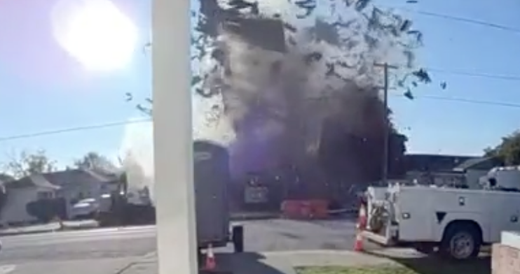 Σοκαριστική έκρηξη - Τραυματισμοί και πυρκαγιά (video)