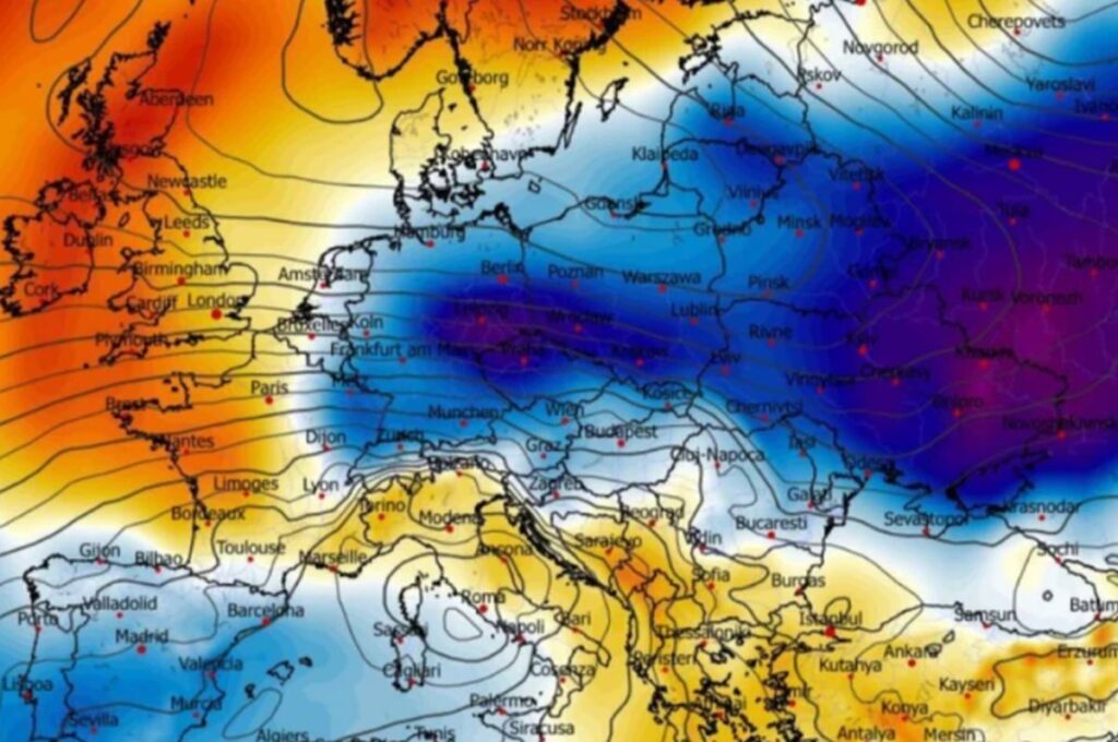 Καιρός: Χωρίζεται εξαιτίας του rex blocking η Ευρώπη – Τι περιμένουμε στη χώρα μας την Πρωτοχρονιά