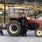 Αμοργός: Ο μοναδικός αγρότης με τρακτέρ έκανε μπλόκο