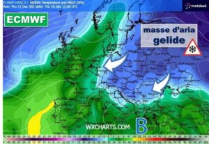 Καιρός: Τα δύο σενάρια για τα Χριστούγεννα – Η πρόβλεψη του GFS και το ECMWF