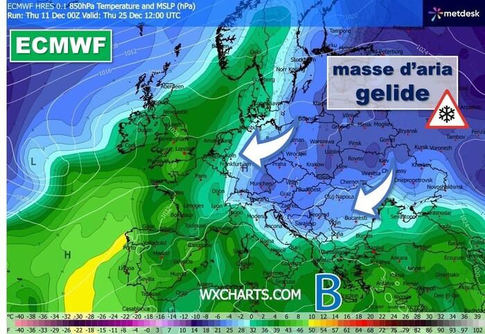 Καιρός: Τα δύο σενάρια για τα Χριστούγεννα – Η πρόβλεψη του GFS και το ECMWF