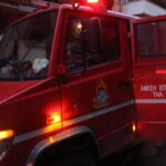 Φωτιά σε στύλο της ΔΕΗ