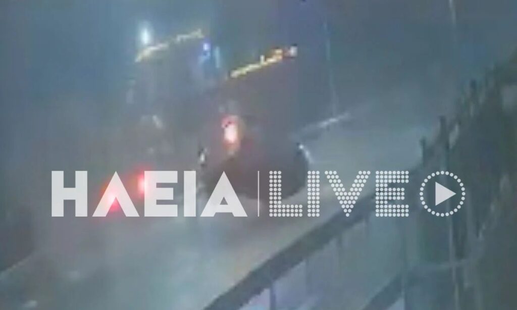 Ανεμοστρόβιλος στην Ηλεία ανατρέπει αυτοκίνητο – Βίντεο σοκ