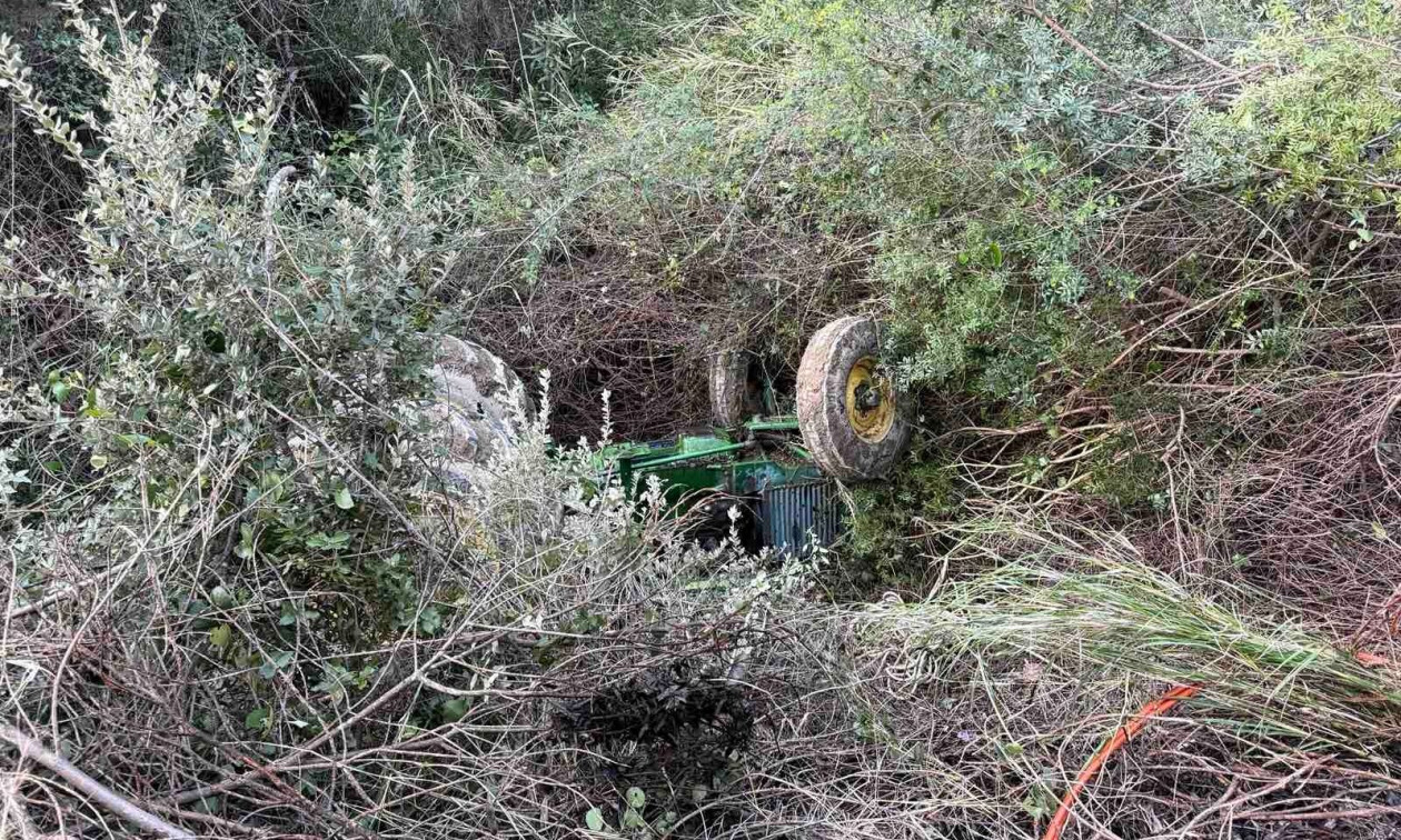 70χρονος έχασε τη ζωή του όταν ανετράπη το τρακτέρ του σε ρέμα
