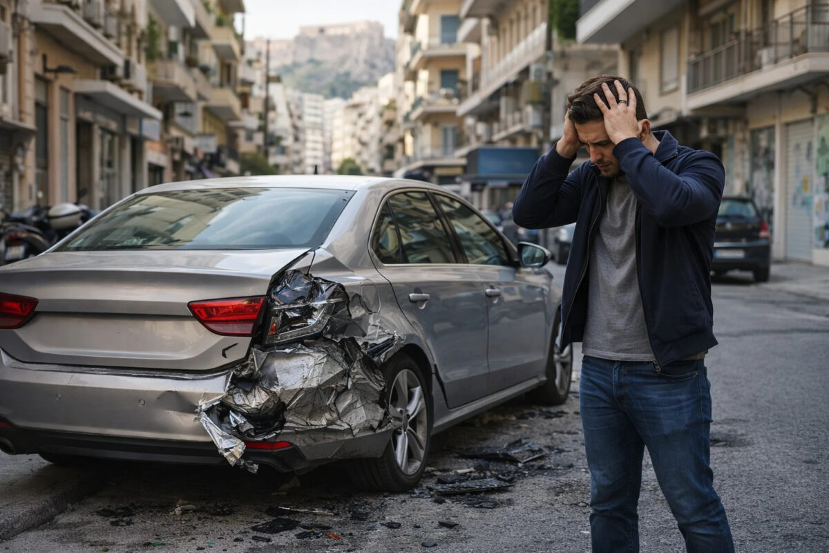 Με τράκαραν και έφυγαν - Τι πρέπει να κάνω;